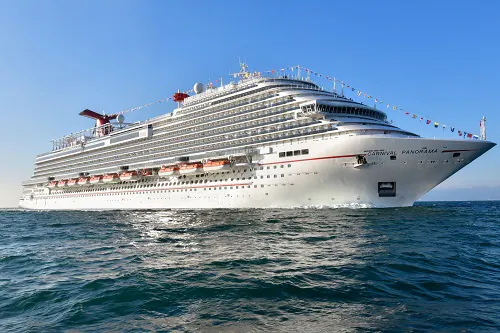 carnival panorama on the ocean